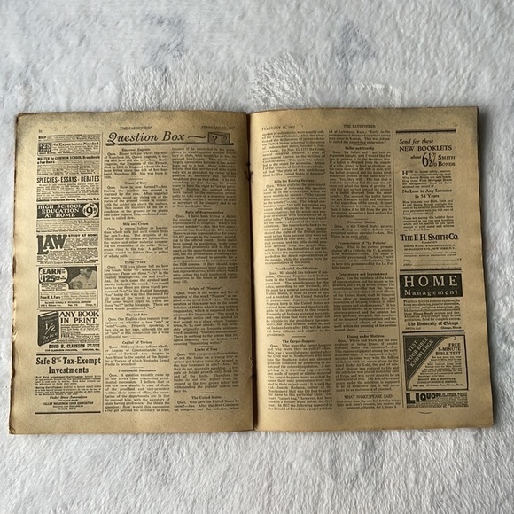 VINTAGE 100 Year Old Newspaper “The Pathfinder” Newspaper February 12, 1… - Picture 12 of 12
